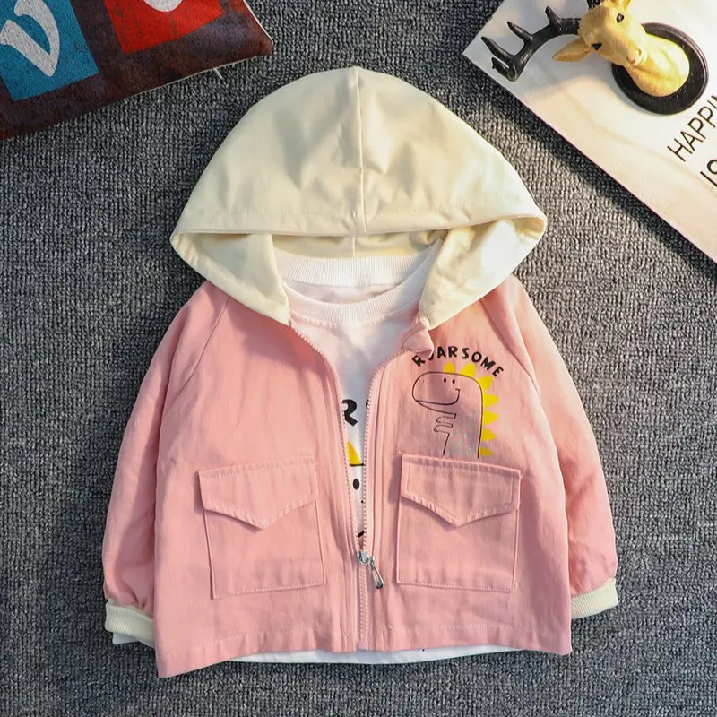 2019 г. Осенний плащ для девочек и мальчиков детская верхняя одежда с длинными