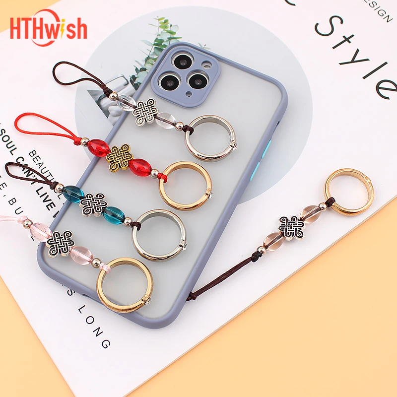 

Hand Wrist Lanyard Strap String For Phones For IPhone 7 8 X 6 USB Flash Keys Keychains ID Name Tag Badge Holders