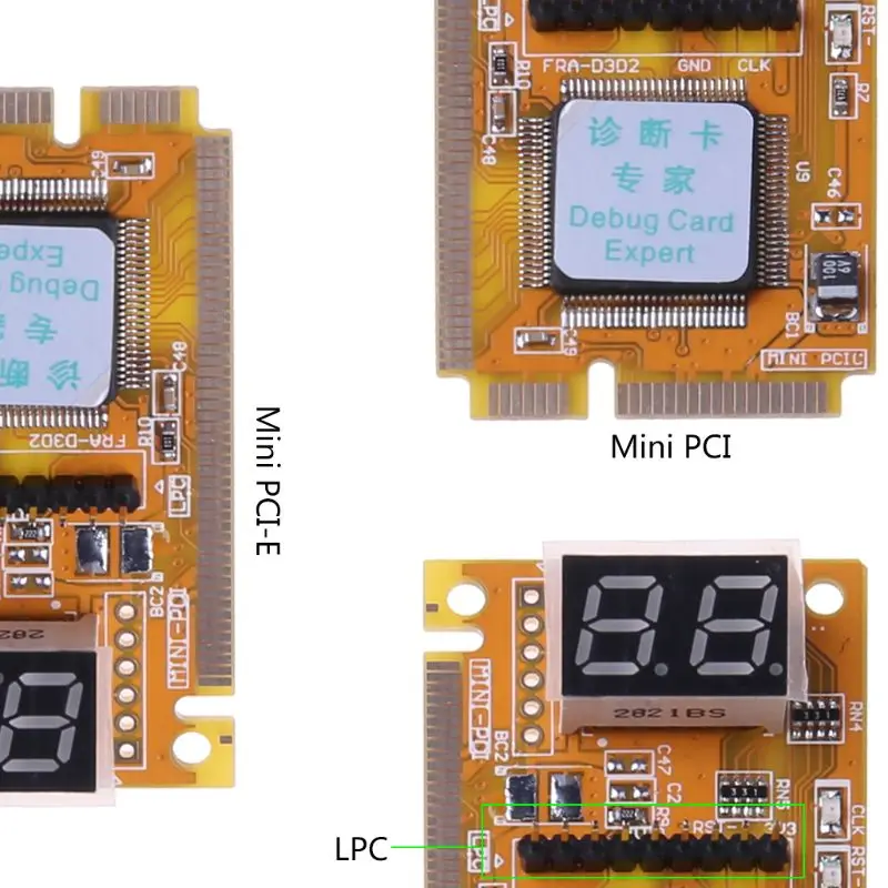 3 в 1 PCI/PCI E/LPC мини ПК анализатор ноутбука тестер Модуль диагностический пост