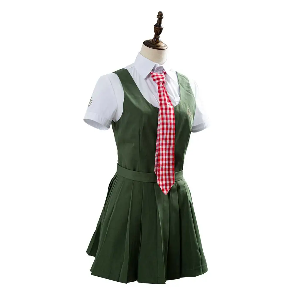 Аниме DanganRonpa Mahiru Коидзуми Косплэй костюм платье рубашка наряд Униформа на