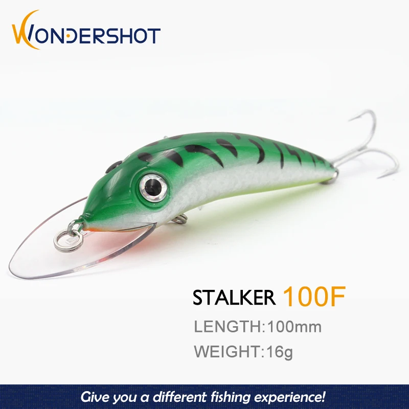 

Wondershot A13 Minnow плавающий жёсткий воблер (Wobbler) Пластик искусственные приманки для рыбалки приманки рыболовные снасти бас 100 мм 16 г крючок Mustad ...