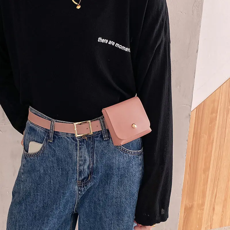 

Women Waist Bag Luxury Designer Belt Bag Female High Quality Leather Flap Fanny Pack Shoulder Crossbody Chest Bag Hip Purse