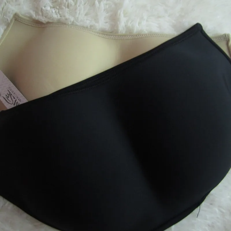 Buttocks back silicone ass filled ass enhancer hip hop lingerie women's soft and seamless sexy panties briefs