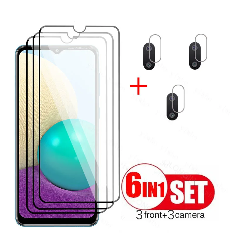 

Tempered Glass For Samsung Galaxy A02 Screen Protector Lens Film for Samsung A 02 SM-A022F/DS A 02 full cover Protective Glass