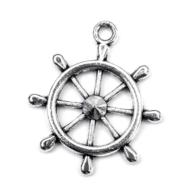 Подвеска с рулем из цинкового сплава 20 шт. винтажная фурнитура для изготовления