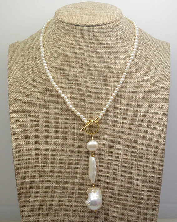 

Ожерелье женское с белым жемчугом 3 мм, небольшое модное колье в стиле барокко, колье-чокер для девушек и женщин, Подарочная бижутерия