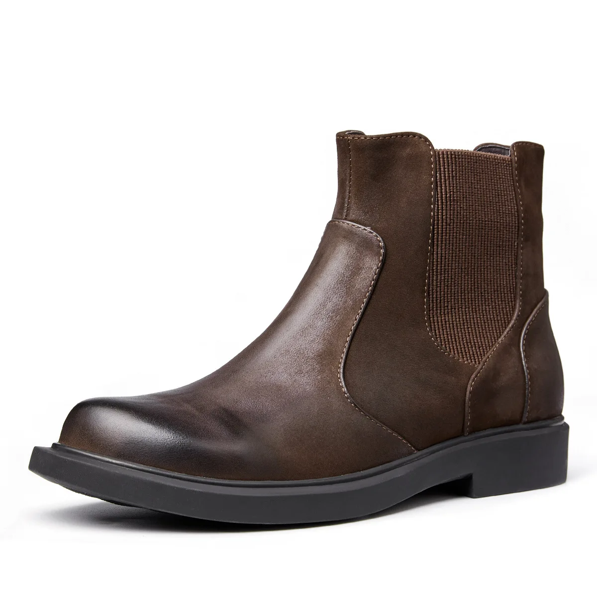 

Мужские ботинки челси из натуральной воловьей кожи, на осень/зиму