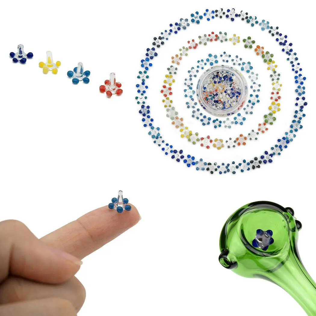

10 Pieces Daisy Style Screens for Glass Pipe Assorted Colors