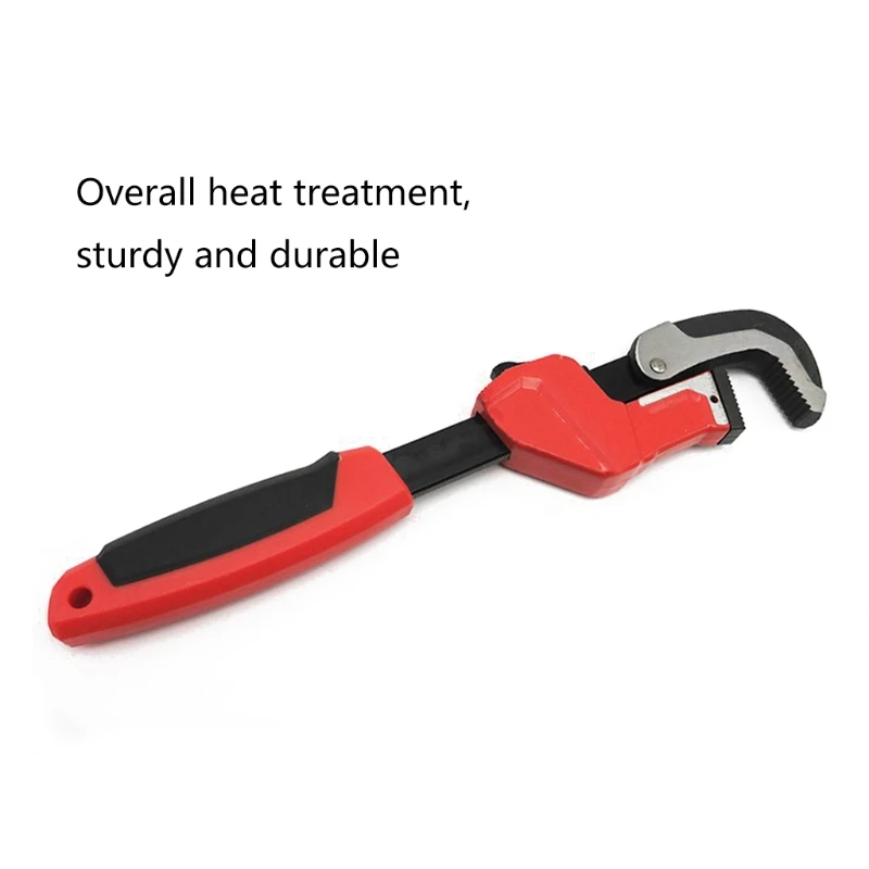 

Heavy-Duty Straight High Quality Pipe Plumbing Wrench Precision Machine Teeth Pipe Fitter Heat Treated Fast Opening 85AC