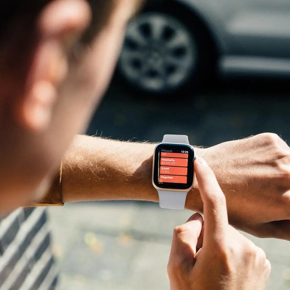 

Strap for Apple Watch 5 Band 40mm 44mm iWatch serie 4/5/6/SE Elastic Belt Silicone Solo Loop bracelet Apple watch band 42mm 38mm