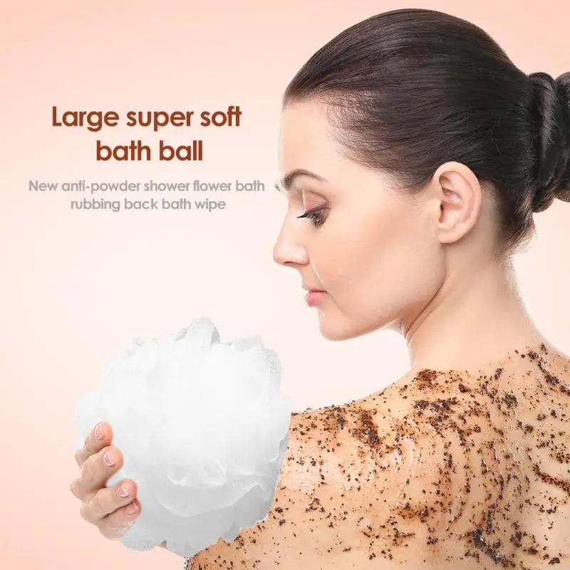 4 шт. Большие шарики для ваны многоцветные сетчатые душа скруббер окружающей