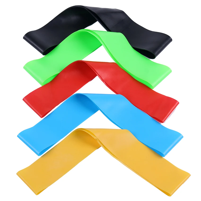 1PC Training Fitness Exercise Gym Strength Resistance Bands Pilates Sport Rubber Mini Crossfit Workout Equipment |