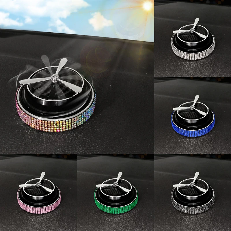 

Car Air Freshener Perfume Fragrance Scent for Car Aromatherapy Jewelry Solar Solid Perfume UFO Shape Auto Accessories Decoration