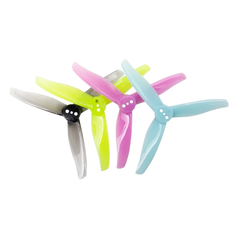 

2 пары GEMFAN 3016 3-лопастные пропеллеры 3 дюйма 1,5 мм отверстие каркасные пропеллеры для FPV RC зубочистка аксессуары для дрона