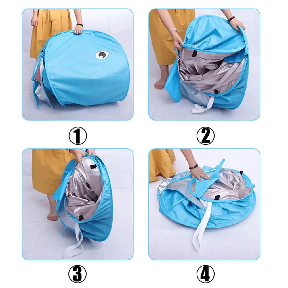 Детская Пляжная палатка Водонепроницаемый Портативный тени бассейн УФ Защита от