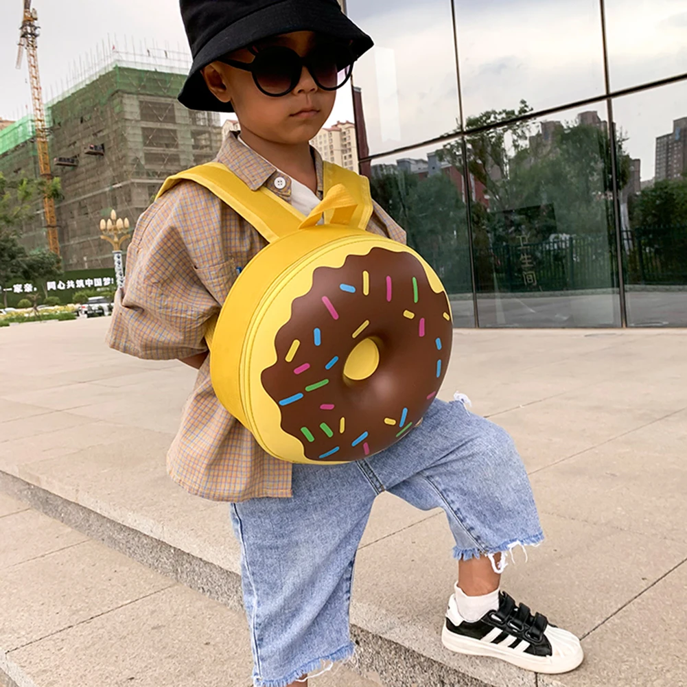 2021 New Kids Birthday Lovely Donut Rainbow Backpack Kids Kindergarten School Book Bag Casual Bagpack Vintage Bags for Children