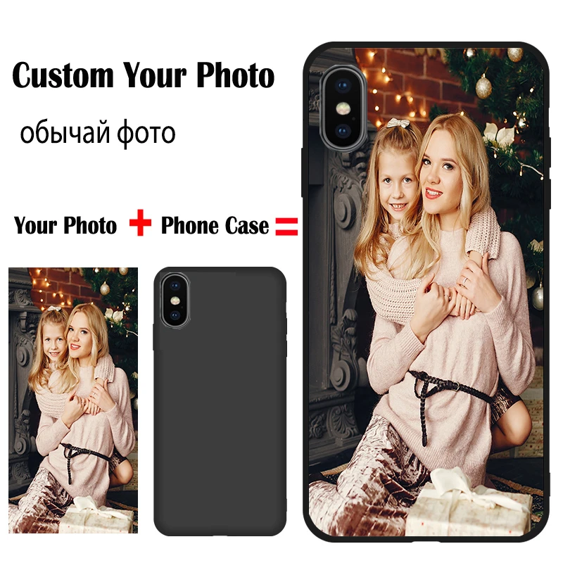 DIY фото на заказ чехол для телефона черный мягкий Samsung A70 A80 A10 A10E A20 A50 A50S A30 A40 A9 Plus 2018