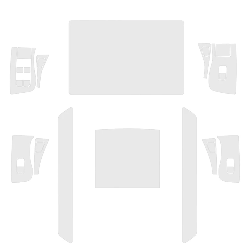 

Прозрачная защитная пленка для салона автомобиля, устойчивая к царапинам, прозрачная пленка из ТПУ, водонепроницаемая наклейка для модели ...