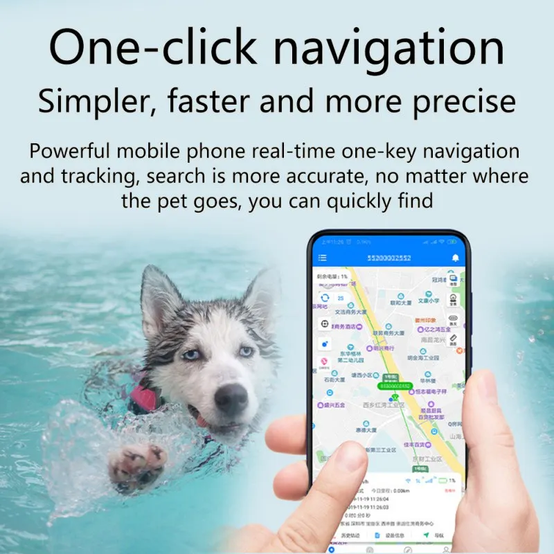 

Pet Anti-lost Locator Waterproof Gps Anti-lost, Kitty Dogs Cats Protect