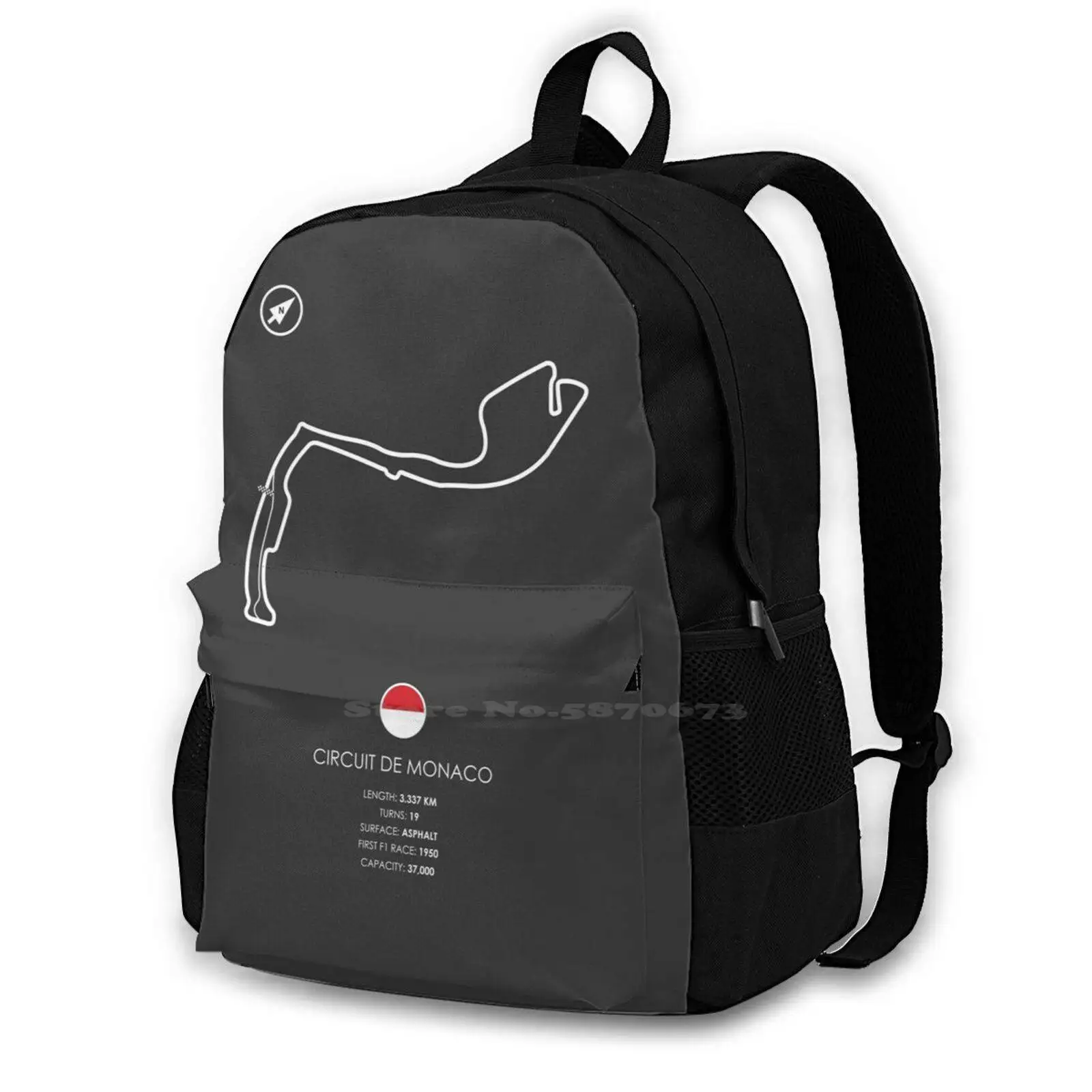 

Circuit De Monaco Backpacks For Men Women Teenagers Girls Bags Circuit De Monaco Monaco Monte Carlo Formula 1 Grand Prix Racing