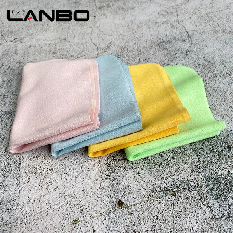 

10 pcs/lots Eyeglasses Chamois Glasses Cleaner 150*180mm Microfiber Glasses Cleaning Cloth For Lens Phone Screen Cleaning Wipes
