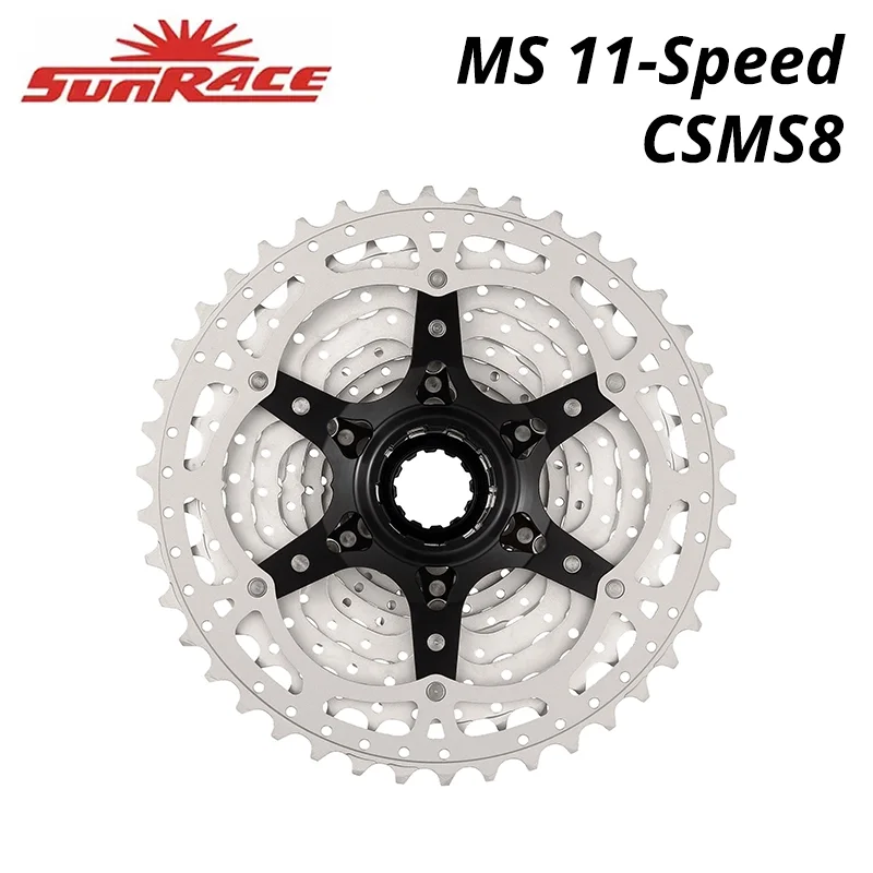 Кассета велосипедная SunRace CSMS8 CSMX8 11 скоростей широкое соотношение S горный