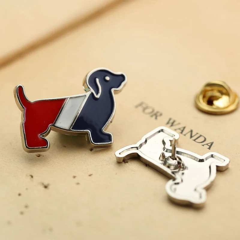 Wukaka цветная эмалированная петух Акула брошь с рыбой булавки для мужчин костюм