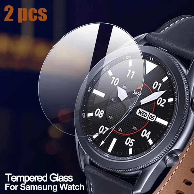 

For Galaxy Watch 46mm 42mm 3 41/45mm Tempered Glass for Samsung Gear S3 Classic Frontier Screen Protector Protective Glass Films