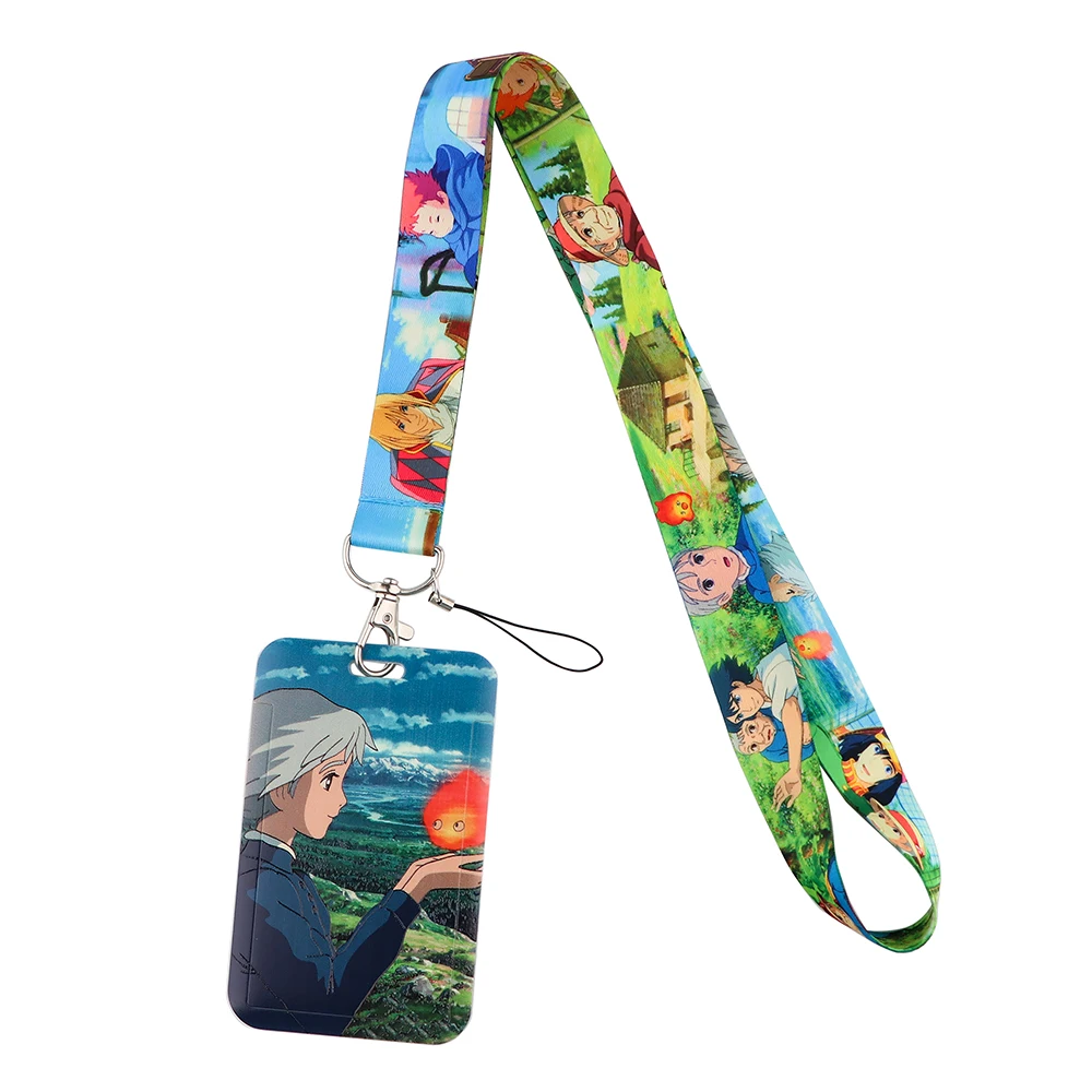 

BG1406 Anime Keychain Lanyard Car KeyChain ID Card Passport Gym Cell Phone Badge Kids Key Ring Holder Jewelry Decorations