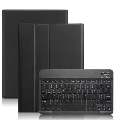 Bluetooth клавиатура чехол для huawei Mediapad T5 10 ткань с 7 подсветкой Клавиатура с подсветкой AGS2-W09/L09 AGS2-L03 Крышка планшета+ ручка - Цвет: Light Keyboard case