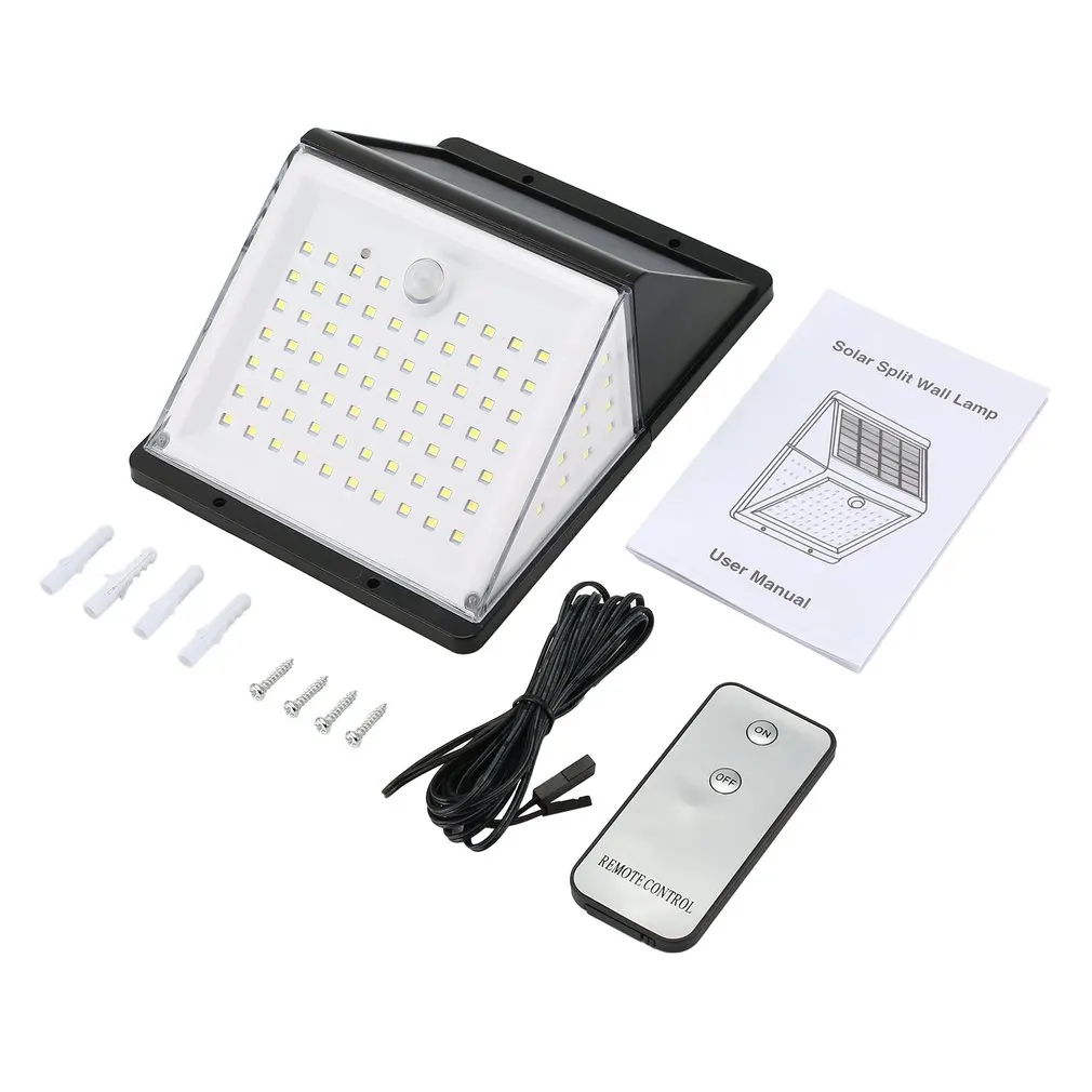 

Solar Lights Outdoor LED Motion Sensor Solar Lights with Dark Sensing Easy Install Waterproof Security Lights for Front Door