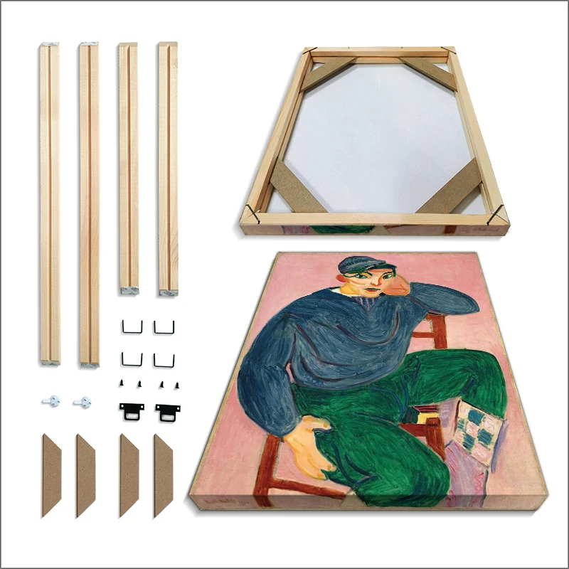 

Solid Wood Picture Frame Painting Factory Provides PictureWall DIY Picture Framed 60x50 50x40 40x30 CM