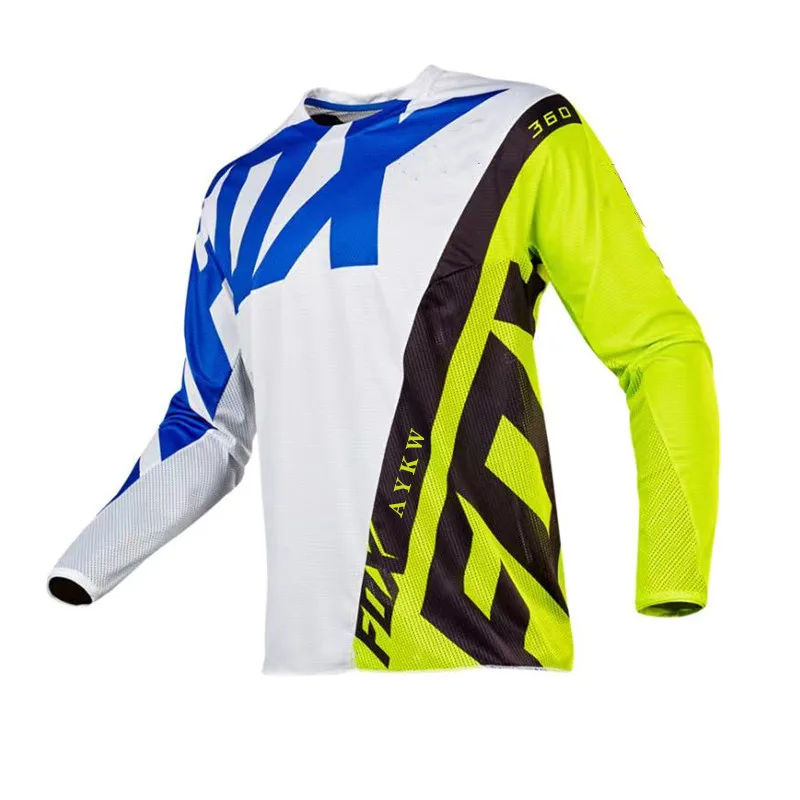 2021 Настройка команды Moto Mtb Мотокросс лиса джерси Enduro Maillot Hombre DH BMX MX Велосипеды