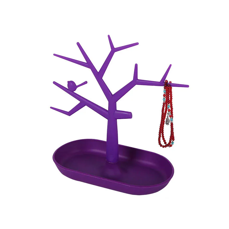 

New Display Organizer Holder Show Rack Jewelry Necklace Ring Earring Tree Stand XIN-Shipping