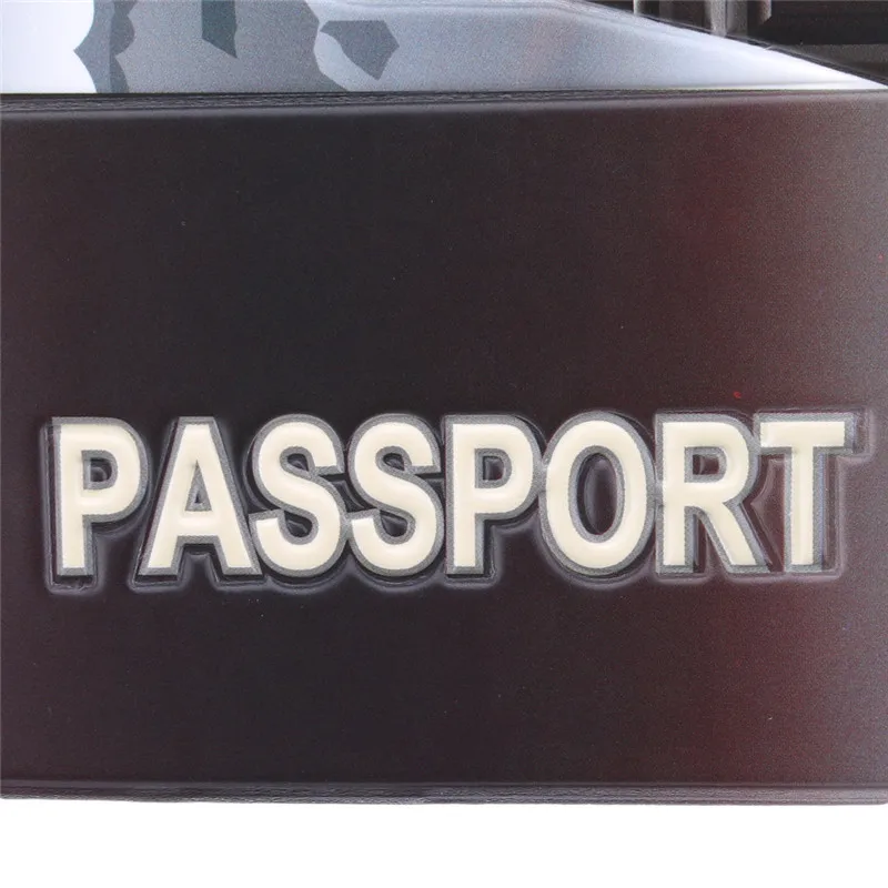 

Chocolate 3D Design Passport Holder Synthetic Leather Travel Passport Cover Case Card & ID Holder Accessories Paspoort Pakket
