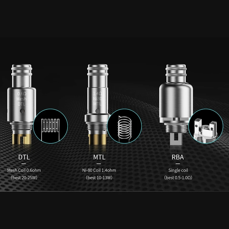 Smoant Pasito Coil DTL Mesh 0.6ohm MTL Ni-80 1.4ohm RBA аксессуары для аккумулятора с одной катушкой |