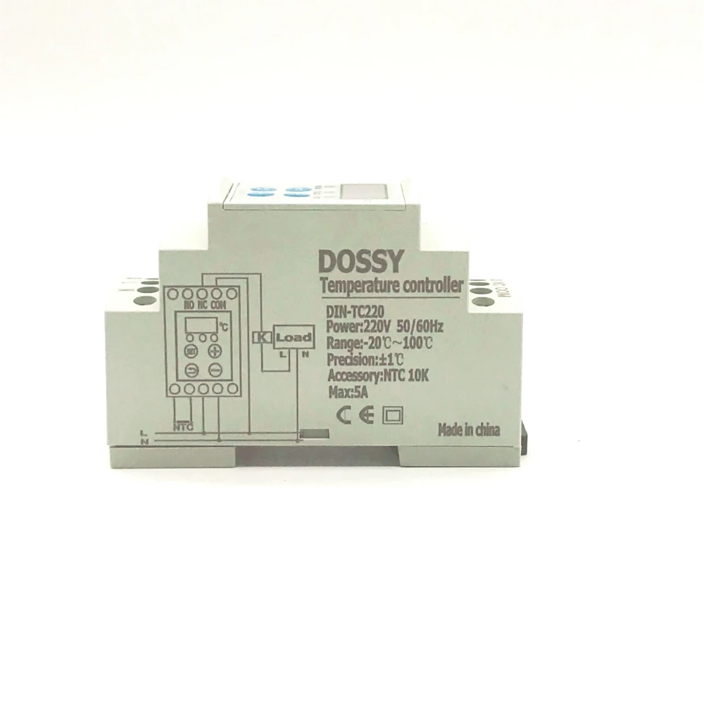 Din Rail Type Temperature Controller - Thermostat DIN-TC, 220V image 4
