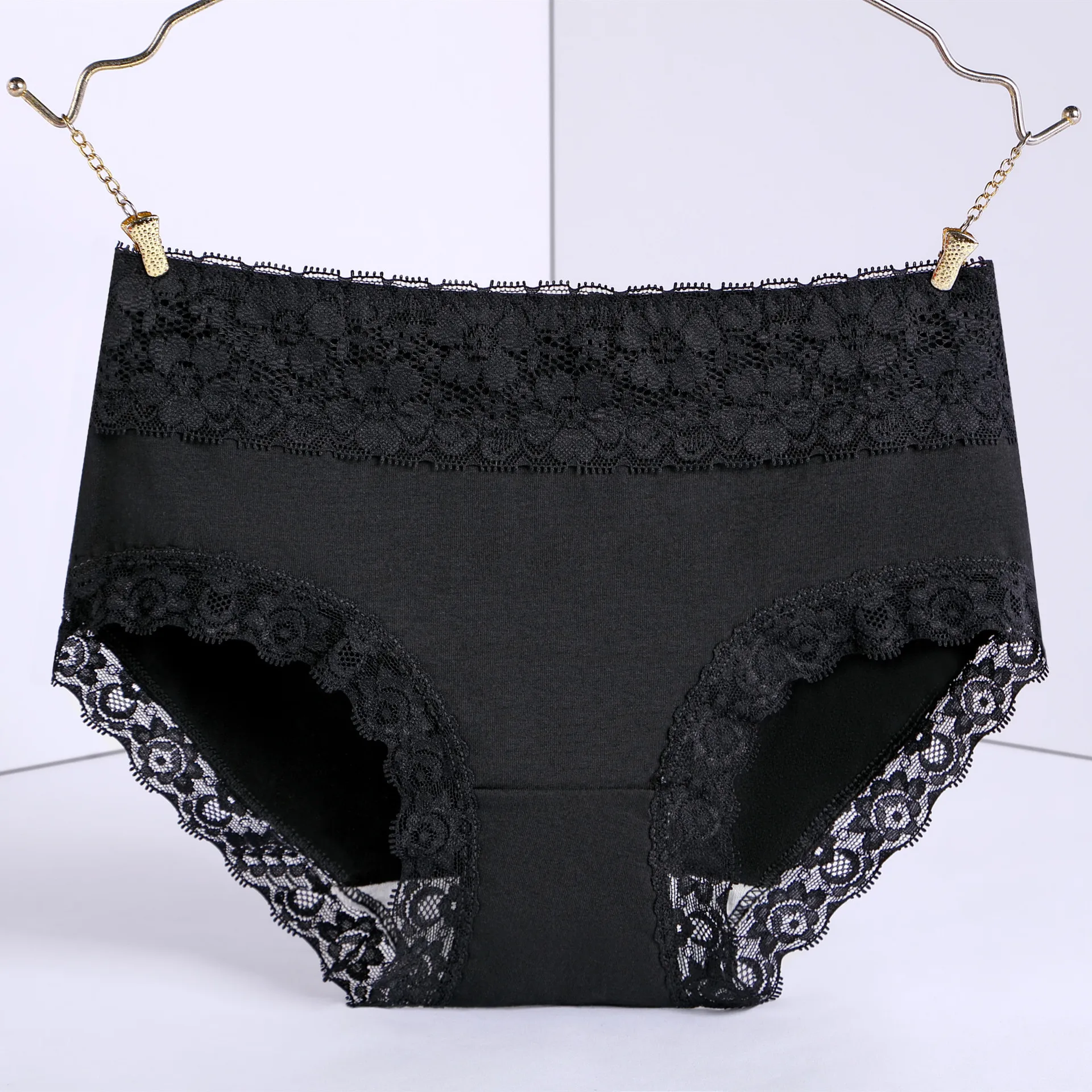 

Women Lace Panties High Fit Cotton Panties High Waist Underwear Body Shaping Sexy Lingerie Slimming Tummy Control Pants