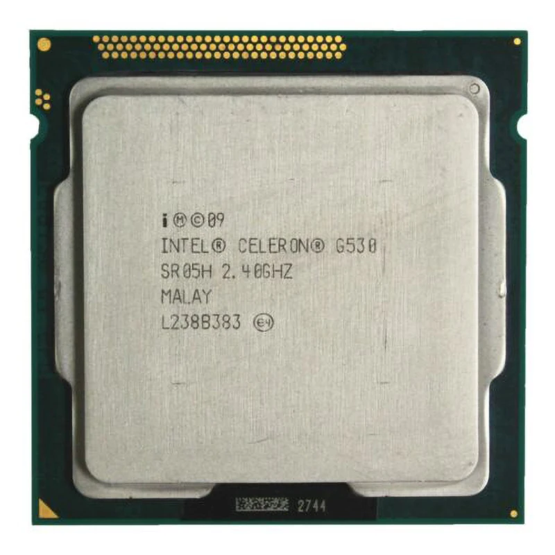 

Процессор Intel Celeron G530 2,4 ГГц 5 GT/s LGA 1155 для настольного компьютера-SR05H