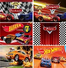 Спортивный фото фон монстр-Трак Hotwheels гоночный автомобиль Детский день рождения фон Фотофон виниловый Фотофон Декор