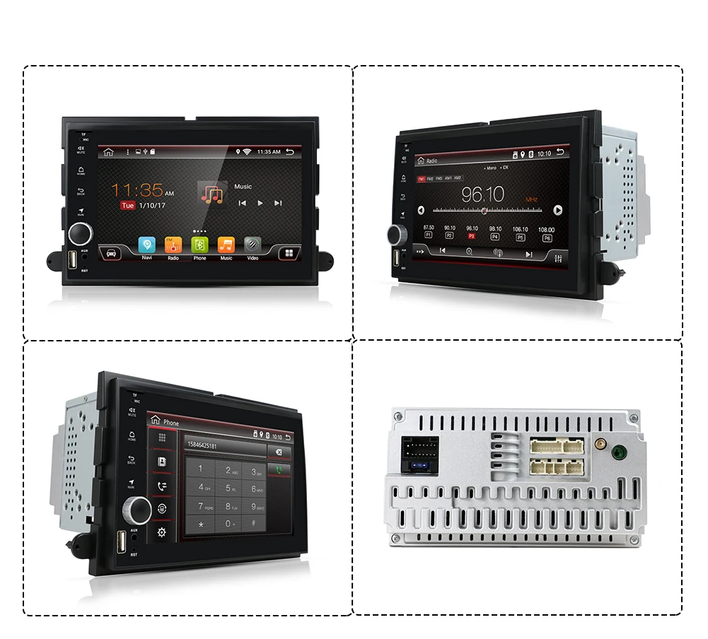 

Bosion 2GRAM+32GROM 2 Din Android 10 Car DVD Player For Ford F150 F350 F450 F550 F250 Fusion Expedition Mustang Explorer Edge