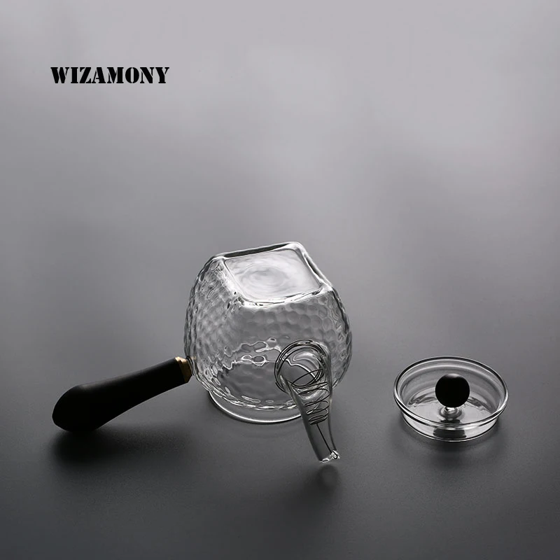 WIZAMONY высокое боросиликатное стекло высокая термостойкость оба сита для чая