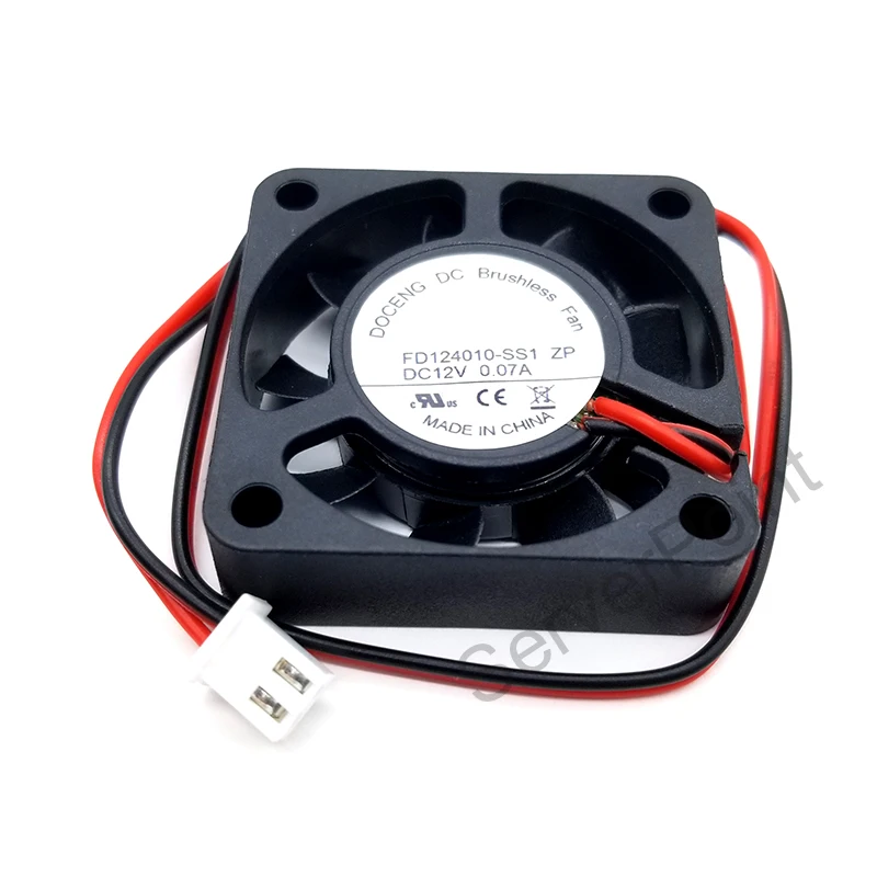 

Original authentic for DOCENG 4010 FD124010-SS1 ZP DC12V 0.07A 40*40*10MM two line heat sink fan