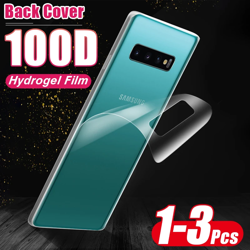 100D задняя защитная Гидрогелевая пленка для samsung Galaxy S9 S10e S8 Plus Note 8 9 10 Pro полная