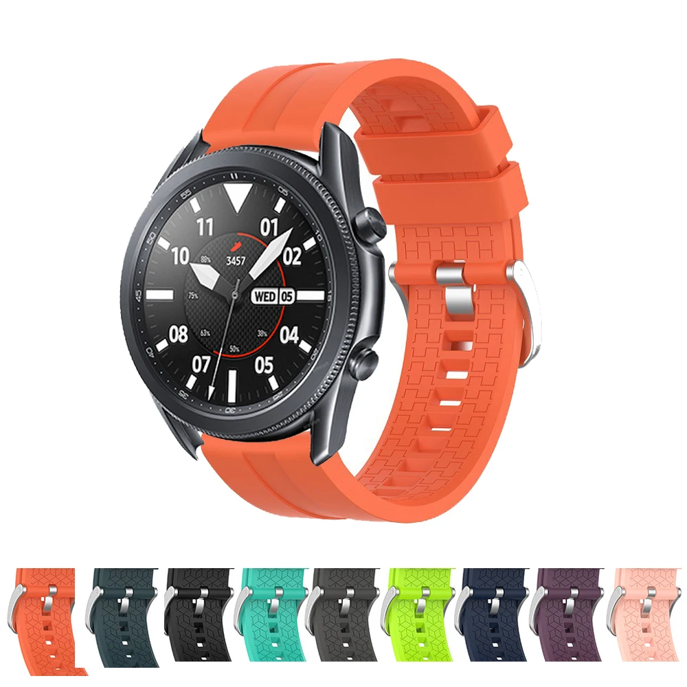 

Ремешок для Samsung galaxy watch 3 45 мм, спортивный браслет для часов Gear S3 Classic Frontier, 22 мм 46 мм