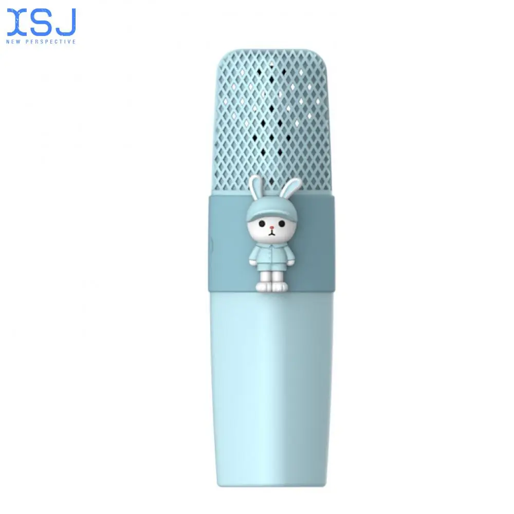 

New Cartoon Plastic Toys Wireless Children's Microphone Mobile Phone K Song Bluetooth Karaoke Microphone Audio Integration