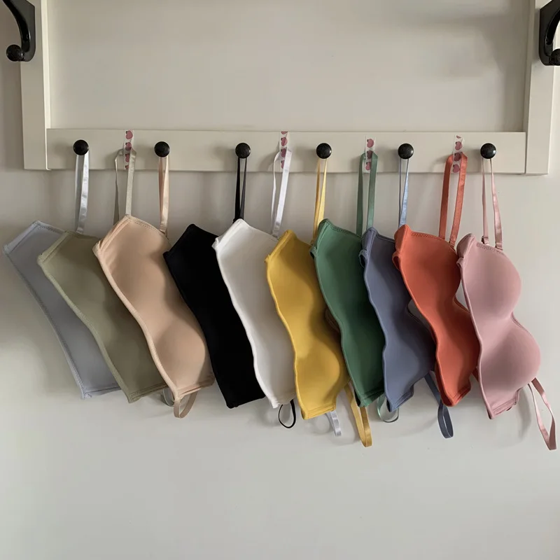 Нижнее белье бесшовное дышащее на бретелях-трансформерах 10 цветов бесшовный