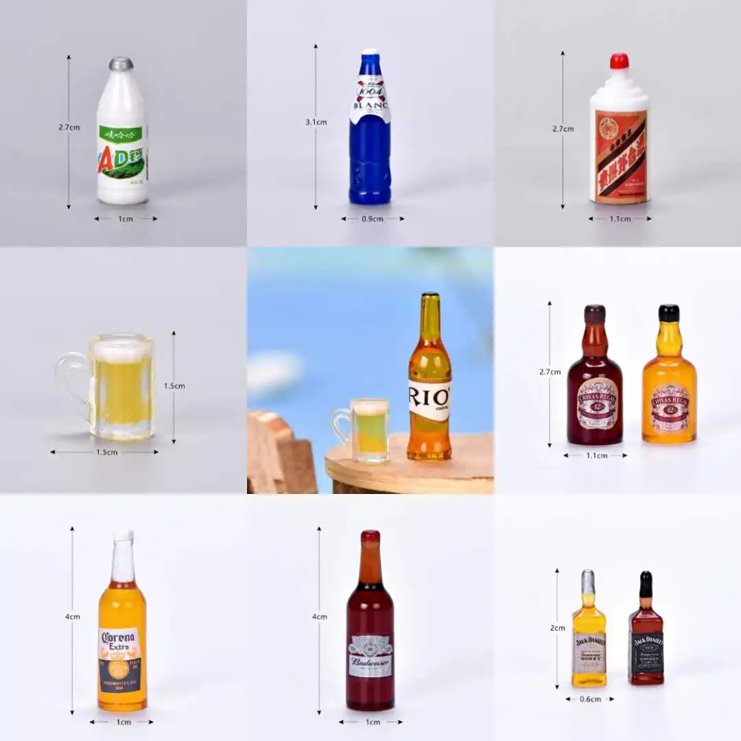 

Миниатюрные фигурки из смолы/(2 ~ 4 см), винная бутылка
