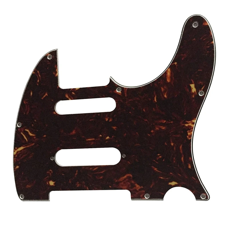 Telecaster Нэшвилл Tele Стиль гитары накладку к царапинам пластины (4 слоя коричневый