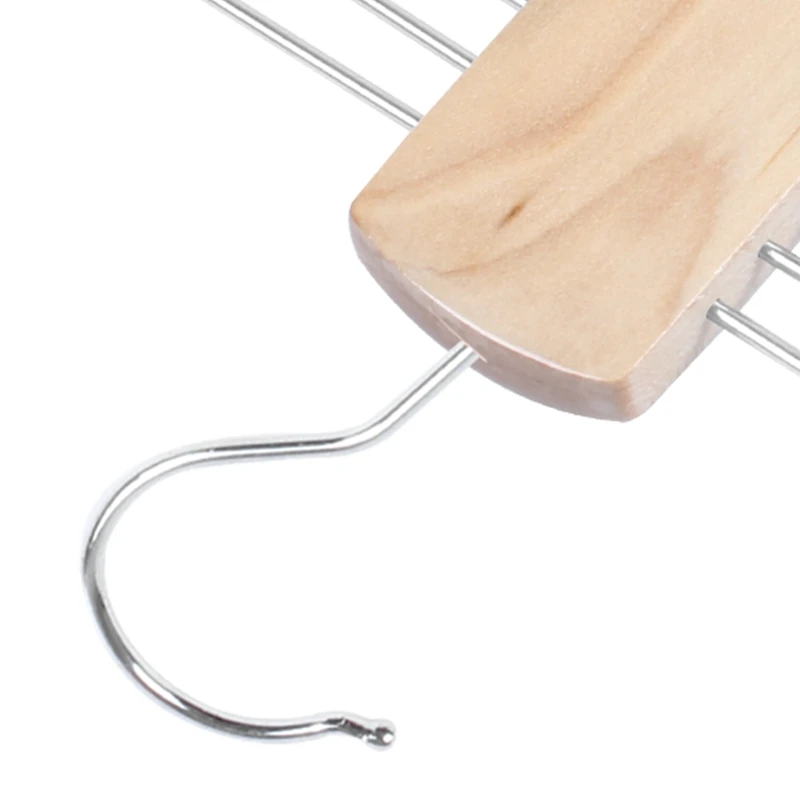 

Store 20 Bar Wooden Tie Hanger - Scarfs & Belt Rack Organiser
